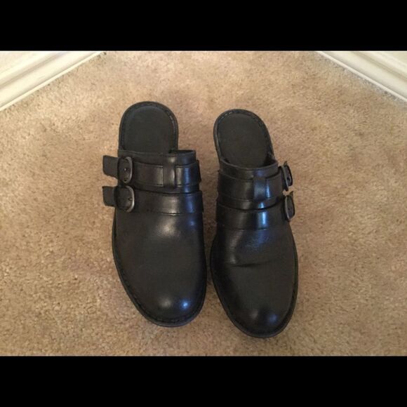 B. O. C. Born Concept Black Leather Buckle Strap - Picture 2 of 6